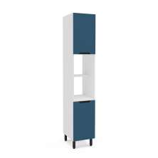 Paneleiro Meena 2 Portas Azul e Branco