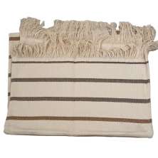 Passadeira Natural Marrom e Bege 100x60 cm
