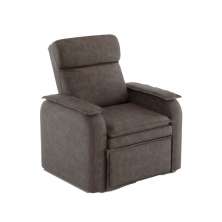 Poltrona Reclinável Comfort Camurça Marrom