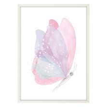 Quadro Infantil Selva Borboleta sem Vidro Colorido 20x30 cm