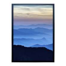 Quadro Natural Horizonte I com Vidro Colorido 50x70 cm