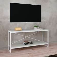 Rack Studio Snow e Branco 120 cm