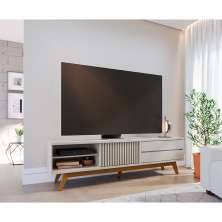 Rack Veneza 1 PT 2 GV Off White 200 cm