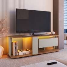Rack para TV até 55 Polegadas Grace com LED 1 GV Arenas e Mel