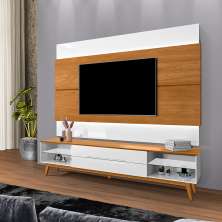 Rack para Tv até 75 Polegadas Limit 2 GV Branco e Nature 219 cm