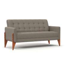 Sofá 3 Lugares Brooklin Linho Cinza 180 cm