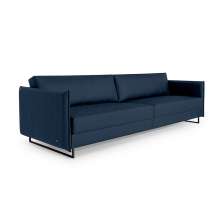 Sofá 3 Lugares Enrico Linho Azul 240 cm