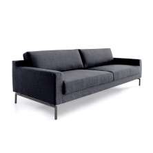 Sofá 3 Lugares Peppe Linho Cinza 180 cm