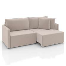 Sofá 3 Lugares Retrátil e Reclinável Malta Veludo Creme 180 cm