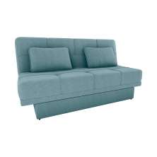 Sofá-Cama Casal 2 Lugares com Baú Sany Azul