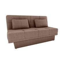 Sofá-Cama Casal 2 Lugares com Baú Sany Marrom