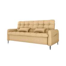 Sofá-Cama Casal 3 Lugares Pillar Linho Areia