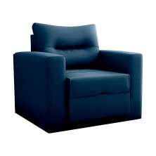 Sofá-Cama Solteiro Marisol Suede Azul