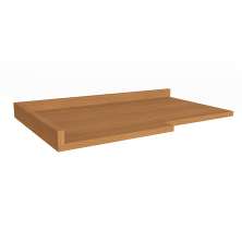Tampo para Balcão de Canto Valence Canela 98 cm