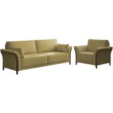 Kit Sofa 222 cm E Poltrona Decorativa Royalle Linho TCE 1025 Moll