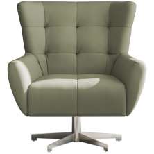 Poltrona Decorativa Base Giratoria Keoma SL 940 Moll