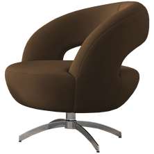 Poltrona Decorativa Base Giratoria Onix SL 942 Moll