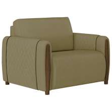 Poltrona Decorativa Pes Em Madeira Encanto TCE 1025 Moll