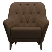Poltrona Decorativa Pes Madeira Pietra SL 942 Moll