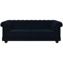 Sofa 3 Lugares 220 cm Ponteio Veludo SL 948 Moll
