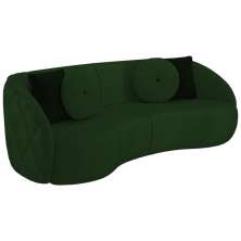 Sofa 4 Lugares 318 cm Passion Veludo SL 947 Moll