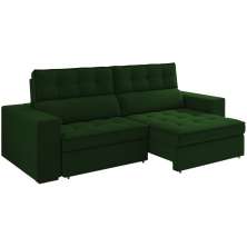 Sofa Retratil E Reclinavel 3 Lugares 218 cm Evidence SL 947 Veludo Moll
