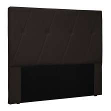 Cabeceira Solteiro 90cm Decorativa Lionel Corano Marrom - Montanaris Decor