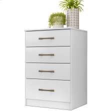 Comoda 4 Gavetas MS9134 Branco Moval