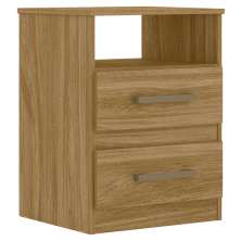 Mesa De Cabeceira 2 Gavetas 7090 Freijo Moval