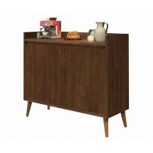 Buffet Aparador Retrô Delux 2 Portas Malbec - MoveisAqui
