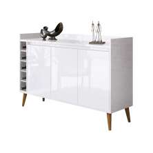 Buffet com Adega Estilo Branco - MoveisAqui