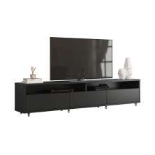 Rack Bancada para TV Aspen 1.8 Preto - MoveisAqui