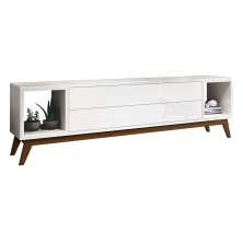 Rack para TV Delux 2.2 Branco - MoveisAqui