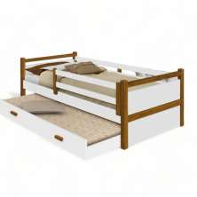 Cama Bianca Branca e Mel com Auxiliar