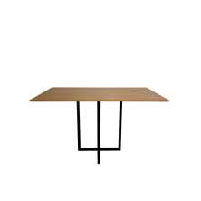 Mesa de Jantar Retangular Ipê para 4 Lugares Estilo Industrial Freijó