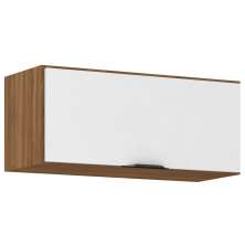 Armário Aéreo 1 Porta 70cm Firenze D02 Amendola/Branco - Mpozenato