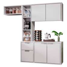 Armário de Cozinha Compacta Suspensa Vieira M24 Branco - Mpozenato