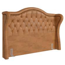 Cabeceira Cama Box Casal 140cm Antibes P02 P02 Sintético Caramelo - Mpozenato