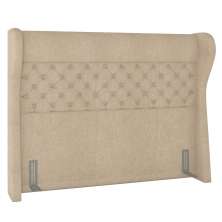 Cabeceira Cama Box Casal 140cm Trinidad P02 Boucle Bege - Mpozenato