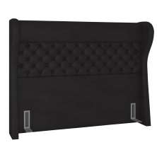 Cabeceira Cama Box Casal 140cm Trinidad P02 Sintético Preto - Mpozenato
