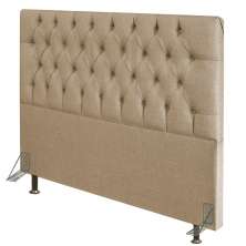 Cabeceira Cama Box Casal Queen 160cm Diamante D10 Linho Bege - Mpozenato