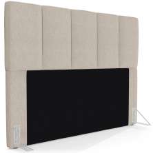 Cabeceira Cama Box Casal Queen 160cm Pérola W01 Linho Bege - Mpozenato