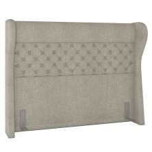 Cabeceira Cama Box Casal Queen 160cm Trinidad P02 Boucle Cru - Mpozenato