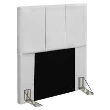 Cabeceira Cama Box Solteiro 90CM Pérola D10 Corano Branco - Mpozenato