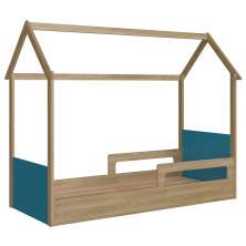 Cama Infantil Montessoriana Casinha Infix C06 Aveiro/Azul - Mpozenato