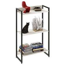 Estante Livreiro Multiuso Dynamica Industrial 60cm 3 Prateleiras C08 Snow - Mpozenato