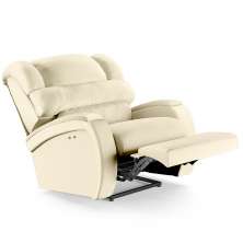 Poltrona do Papai Reclinável Kalie Power Touch Massagem FH9 PU Bege - Mpozenato