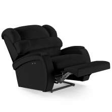 Poltrona do Papai Reclinável Kalie Power Touch USB FH9 PU Preto - Mpozenato