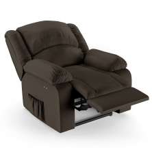 Poltrona do Papai Reclinável Pietra Power Touch FH9 PU Marrom - Mpozenato