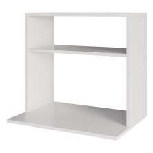 Suporte Micro-Ondas Forno Armário Aéreo 60cm 1 Prateleira Aura M24 Branco - Mpozenato